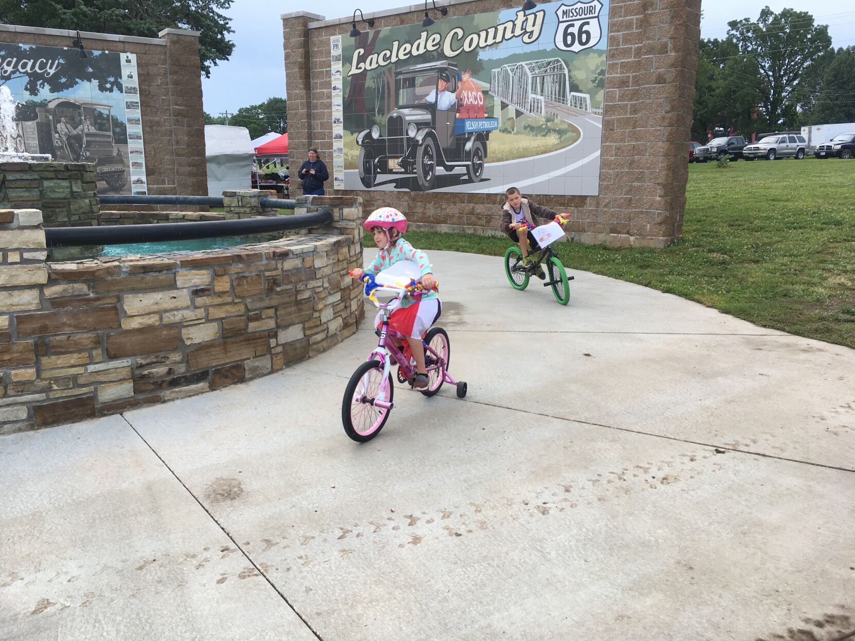 Kids' bike parade at 2019 festival